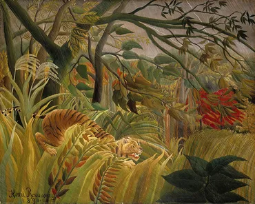 アンリ・ルソーと猫：素朴派画家が描く不思議な世界とは？ルソーの猫、ダ・ヴィンチの未来、そして自然への憧憬
