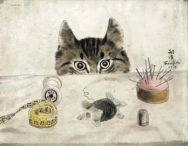 名画に描かれた猫たち