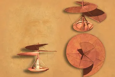 具象化されたダ・ヴィンチの空への想いヘリコプターはいま、の人生に何をもたらすか
