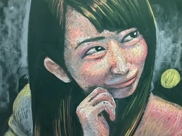 黒板アートに挑戦!