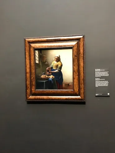 ⑨フェルメール「牛乳を注ぐ女」とゴッホ「自画像」の絵オランダアムステルダム国立美術館へ2018年8月25日(土)