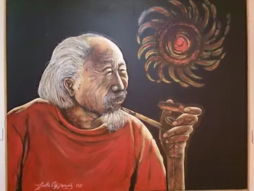 インドネシア近代絵画界の巨匠・アファンディ氏の美術館