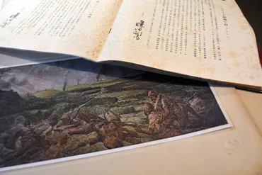 戦意高揚図った「戦争画」現代の画家が語り継ぐ「戦争はあかん」奈良県:朝日新聞