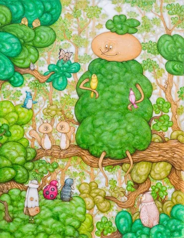 常陸国出雲大社内アートギャラリーにて水野里奈展「水の結びめ」開催美術展示スペースのミヅマアートギャラリーとの共同企画