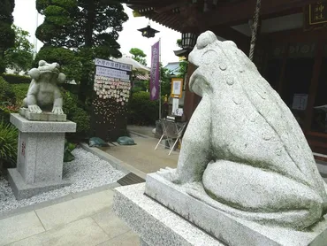 こ、狛蛙カエルが神使いのレアな神社!埼玉「水宮神社」