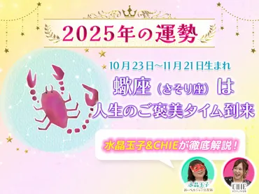 2025年蠍座（さそり座）の運勢