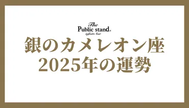 年銀のカメレオン座の運勢を徹底解剖!ゲッターズ飯田の五星三心占いであなたの未来を占う