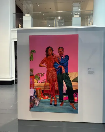 アリシア・キースと(カシーム・ディーン)のアートコレクション展示「」(ジャイアンツ)