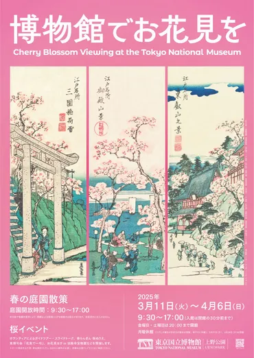 上野公園と東京国立博物館の桜と歴史！見どころは？東京国立博物館の桜と歴史：見どころとイベント情報
