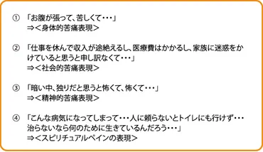 スピリチュアルケア〜「関係性」にて患者を支える〜