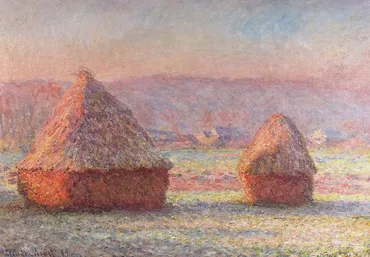 モネ「積みわらの連作」（１８８８ー８９