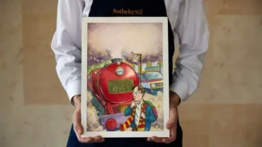 ハリポタ原作第一巻の表紙絵、約億円で落札関連品で最高額
