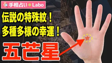 手相占い】五芒星とは？【サクッと解説】