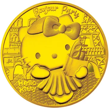 ハローキティがユーロ金貨&銀貨に!世界最古の造幣局が鋳造する「ハローキティ周年記念コイン」()