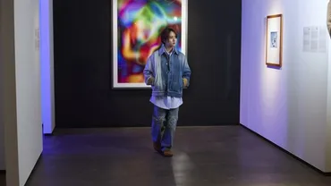 動画】板垣李光人が、刺激的かつインタラクティブに現代アートに浸る