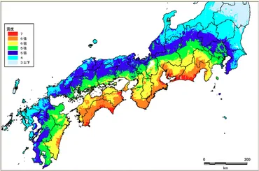 南海トラフ地震で想定される震度や津波の高さ 