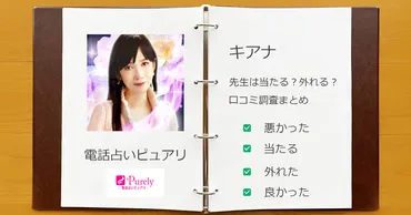 ピュアリのキアナ先生は当たる当たらない口コミ調査結果