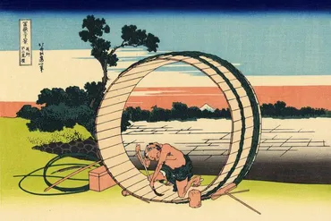 葛飾北斎「冨嶽三十六景 尾州不二見原」徹底解説:浮世絵の技法と魅力