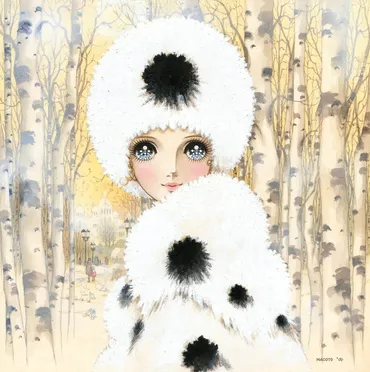 画家・高橋真琴の少女画展が伊勢丹新宿店で、1960年代雑誌の原画やコム デ ギャルソン起用の版画など