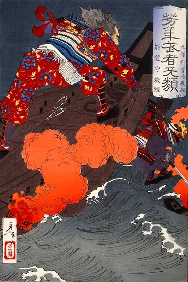 月岡芳年の世界：血みどろ絵と月百姿、最後の浮世絵師の魅力とは？月岡芳年、浮世絵師、血みどろ絵、月百姿