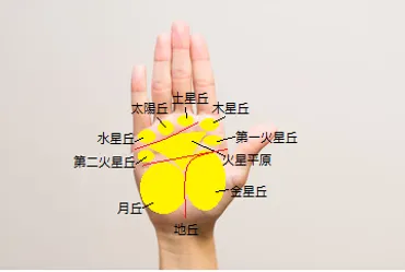 手相にスター(星紋)があるとラッキー?