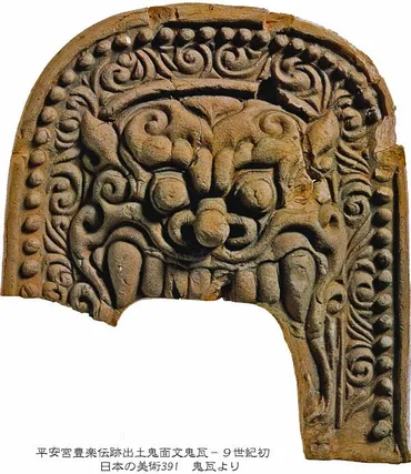 忘れへんうちに Avant d゛oublier: 鬼面文鬼瓦5 平安時代
