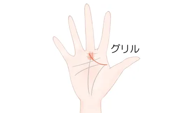 成り上がり線(千金紋)の見方