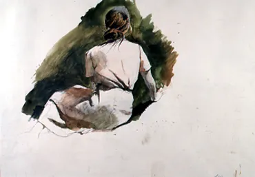 アンドリュー・ワイエス《クリスティーナの世界》習作 – 丸沼芸術の森 – MARUNUMA ART PARK