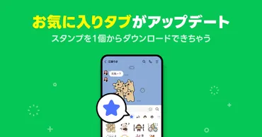 お気に入りのスタンプだけまとめられる便利機能『お気に入りタブ』をご紹介！ : LINEスタンプ公式ブログ