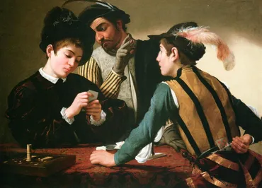 いかさま師 カラヴァッジョ 絵画解説