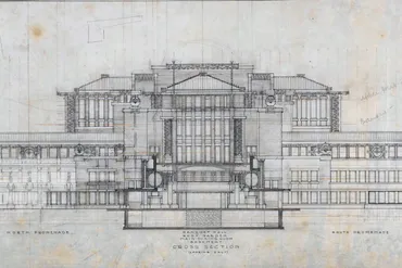 フランク・ロイド・ライト展とは？建築と日本文化、デザイン、そして革新への挑戦（？マーク）フランク・ロイド・ライトの大回顧展、汐留で開催
