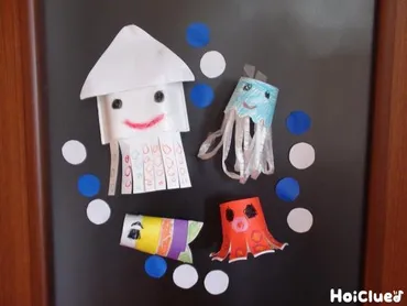 わくわく♪オリジナル水族館〜廃材で楽しむ海の生き物製作遊び ...