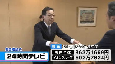 24時間テレビに寄せられた募金 福祉車両や復興支援に（2025年2月 ...