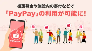 街頭募金や施設内の寄付などで「PayPay」の利用が可能に ...