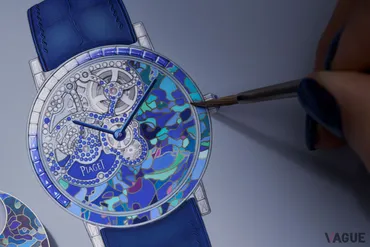 薄さ7mmを実現したムーブメントにエナメル職人の超絶技巧が光る ...
