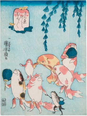 話題の《流行猫の変化》も！ 浮世絵師・歌川国芳の画業人生に ...