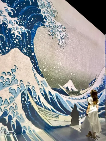 大阪で話題の没入体験型ミュージアム『Immersive Museum OSAKA 2025』－印象派と浮世絵の世界を体感しよう