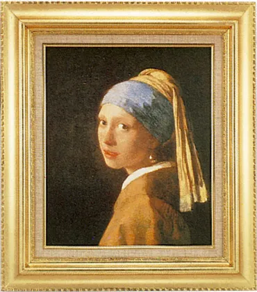 青いターバンの少女／フェルメール