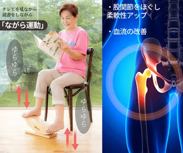 膝痛予防ストレッチ