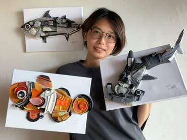 海ゴミアーティスト・あやお、作品を通じて伝えたいこととは 