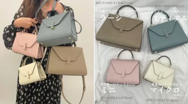 サイズ比較】ヴァレクストラの名品バッグ「イジィデ」の魅力とは?