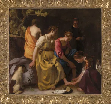 フェルメール『ディアナとニンフたち』の魅力とは？初期作品から読み解く光と静寂の世界フェルメール初期作品『ディアナとニンフたち』に迫る〜光と影、神話と現実の融合〜