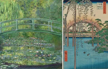 浮世絵がモネに与えた影響とは？ 10の画題で見比べてみた 