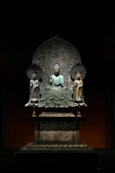 法隆寺 釈迦三尊像の再現事業