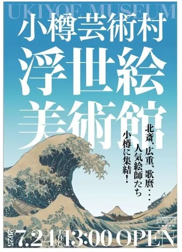 小樽芸術村「浮世絵美術館」開館と開館記念展開催のお知らせ(7/24)