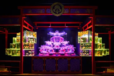 アートアクアリウム城 ~京都・金魚の舞~」二条城で、金魚が舞う超大型゛動く屏風絵゛など